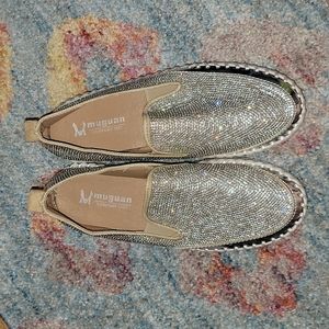 Sparkley slip ons